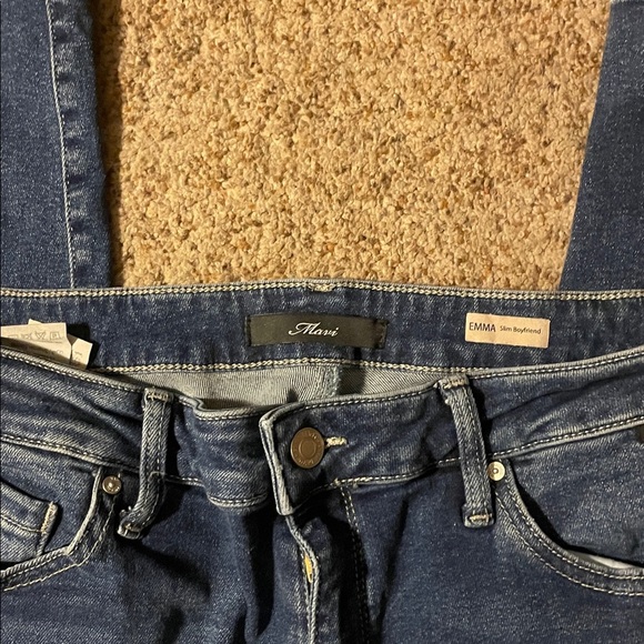 Mavi Emma slim boyfriend Denim Jeans size 31 or 10 inseam 31 excellent cond - Picture 3 of 5